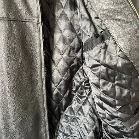 Men’s Croft & Barrow Leather Jacket size XL - Picture 7 of 9
